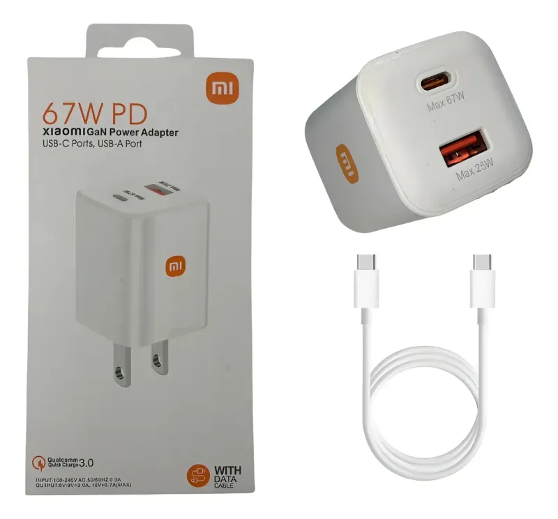 Cargador Tipo C Y Usb