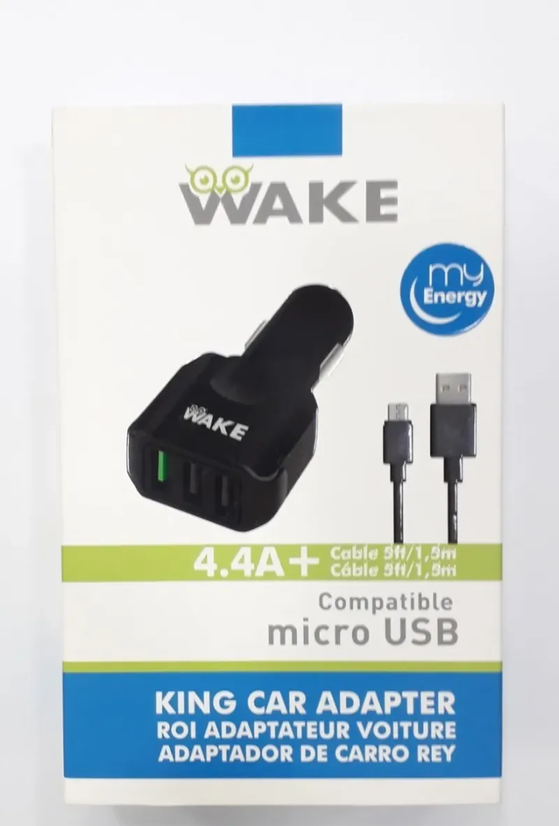 Cargador Ahorrador de Carro Micro Usb