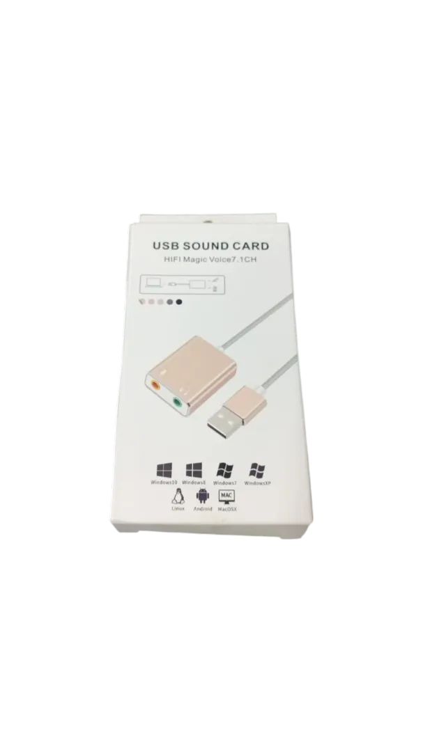 Adaptador de Audio por USB