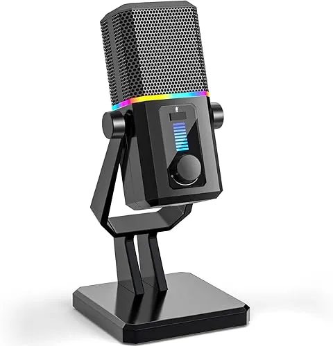 MICROFONO HK2 con luz RGB